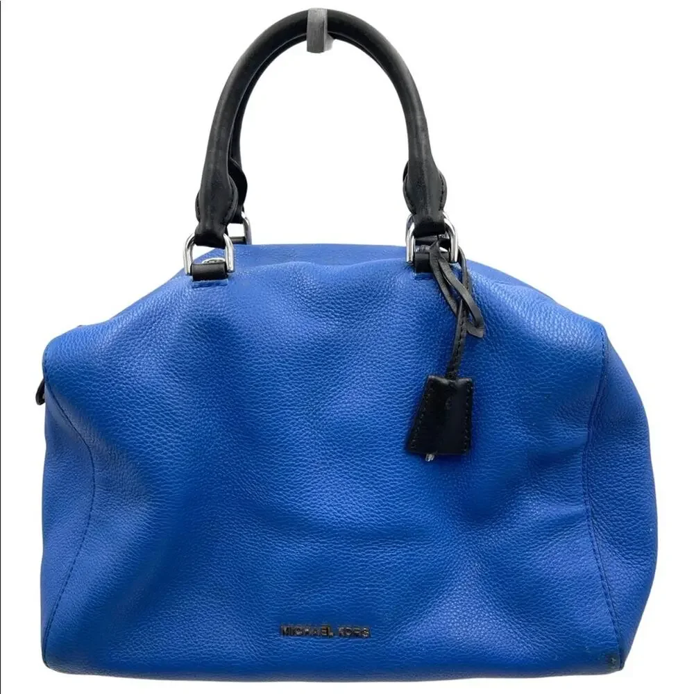 MICHAEL Michael Kors Large Kirby Satchel Electric Blue EUC - Picture 16 of 16